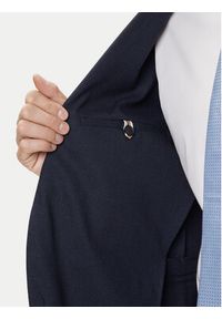 BOSS Garnitur C-Huge 50551777 Granatowy Slim Fit. Kolor: niebieski. Materiał: wełna #10