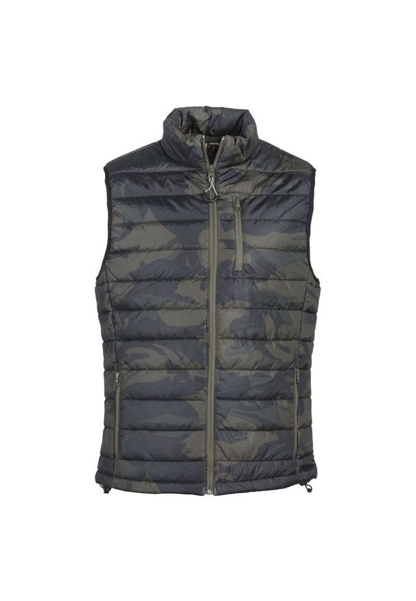 Kurtka puchowa bez rękawów PERCUSSION Camo Trek. Kolor: zielony. Materiał: puch. Długość rękawa: bez rękawów. Sport: outdoor