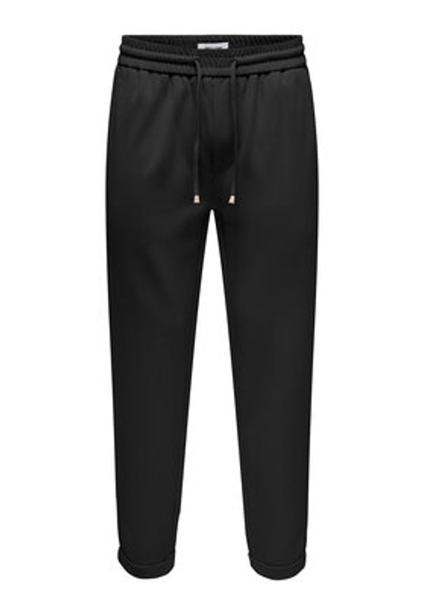 Only & Sons Spodnie materiałowe Linus 22029924 Czarny Tapered Fit. Kolor: czarny. Materiał: syntetyk
