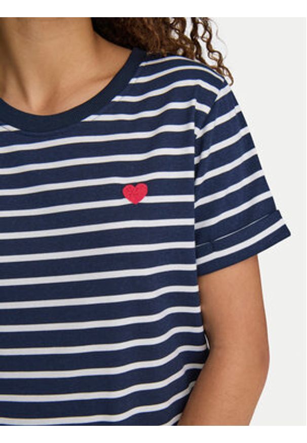 JDY Sukienka codzienna New Ivy 15298074 Granatowy Regular Fit. Okazja: na co dzień. Kolor: niebieski. Materiał: bawełna, syntetyk. Typ sukienki: proste. Styl: casual