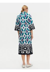 Luisa Spagnoli Sukienka codzienna Prudenza 542073 Kolorowy Loose Fit. Okazja: na co dzień. Materiał: bawełna. Wzór: kolorowy. Typ sukienki: proste. Styl: casual #3