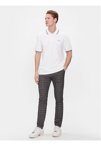 Bugatti Chinosy 4890 26346 Brązowy Modern Fit. Kolor: brązowy. Materiał: bawełna #2