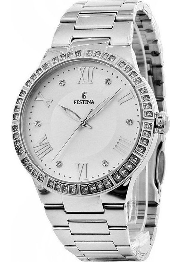 Zegarek Festina Zegarek damski Festina F16719-1 srebrny. Kolor: srebrny