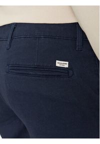 Jack & Jones - Jack&Jones Chinosy Dave 12212930 Granatowy Regular Fit. Kolor: niebieski. Materiał: bawełna