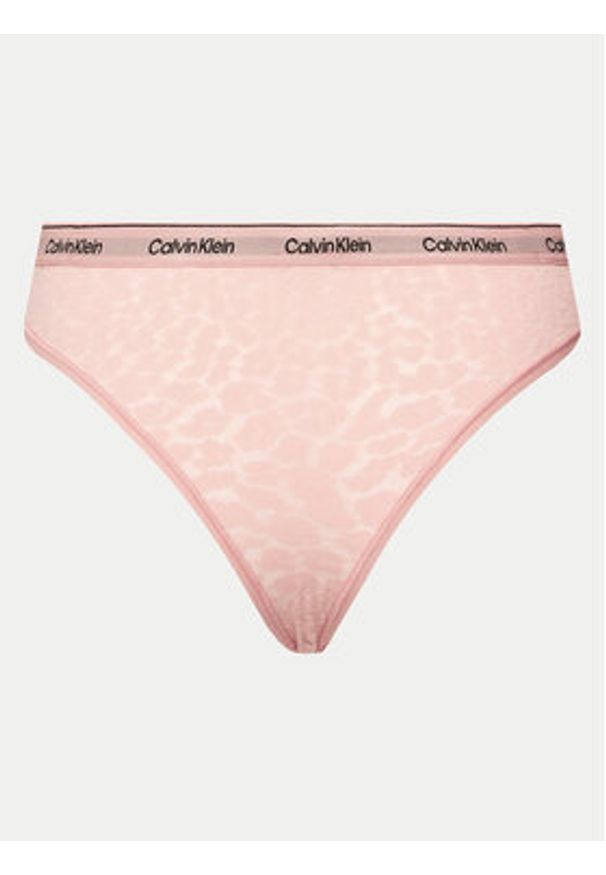 Calvin Klein Underwear Figi brazylijskie 000QD5233E Koralowy. Kolor: pomarańczowy. Materiał: syntetyk