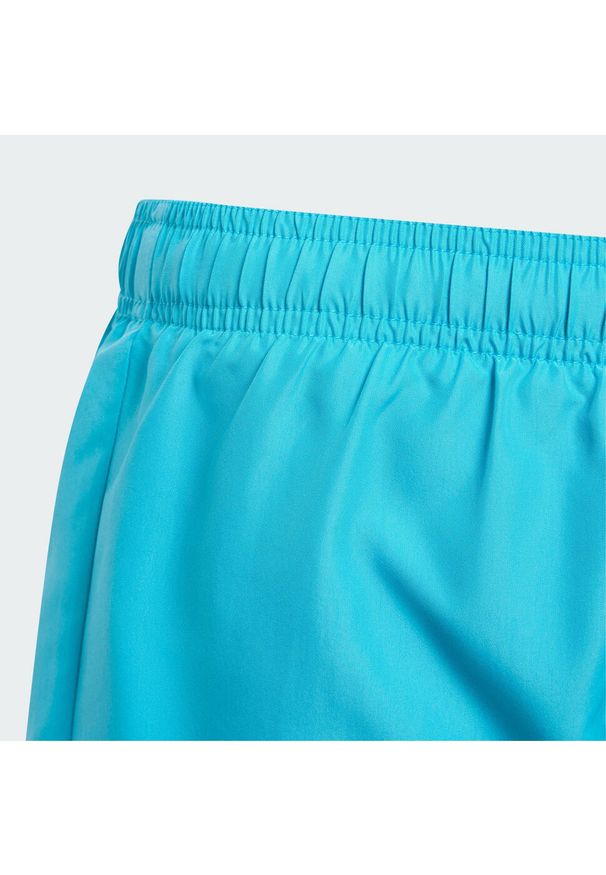 Adidas - Szorty Swim Kids. Kolor: biały, wielokolorowy, niebieski. Materiał: materiał