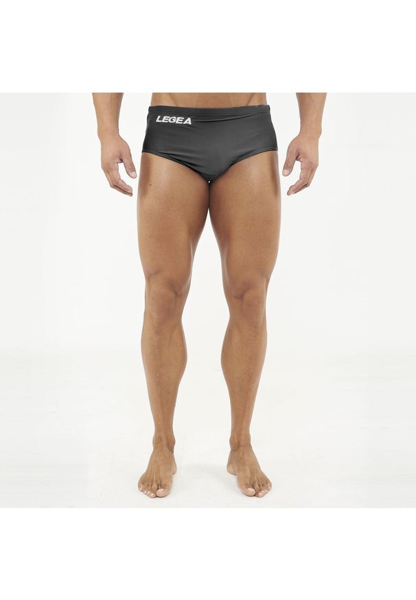 LEGEA - Slip pływacki TUTORE czarny. Kolor: czarny