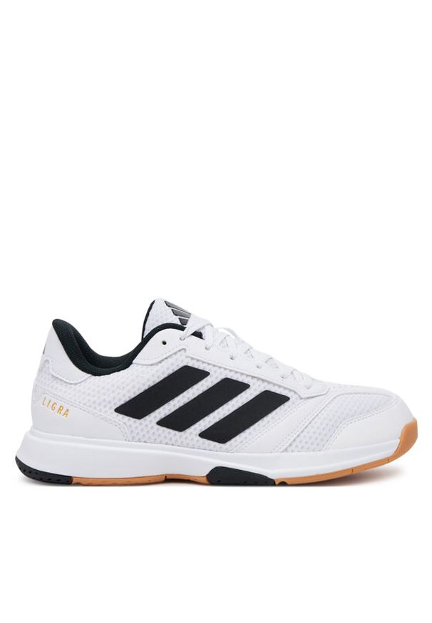 Adidas - adidas Buty halowe Ligra 8 JI1505 Biały. Kolor: biały. Materiał: materiał