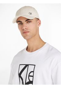 Calvin Klein Czapka z daszkiem Ck Bombed Metal Bb Cap K50K510968 Beżowy. Kolor: beżowy. Materiał: bawełna #1