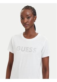 Guess T-Shirt W6GI15 K3035 Biały Regular Fit. Kolor: biały. Materiał: bawełna #4