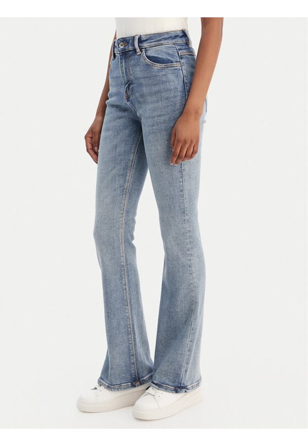 only - ONLY Jeansy 15244147 Niebieski Flared Fit. Kolor: niebieski