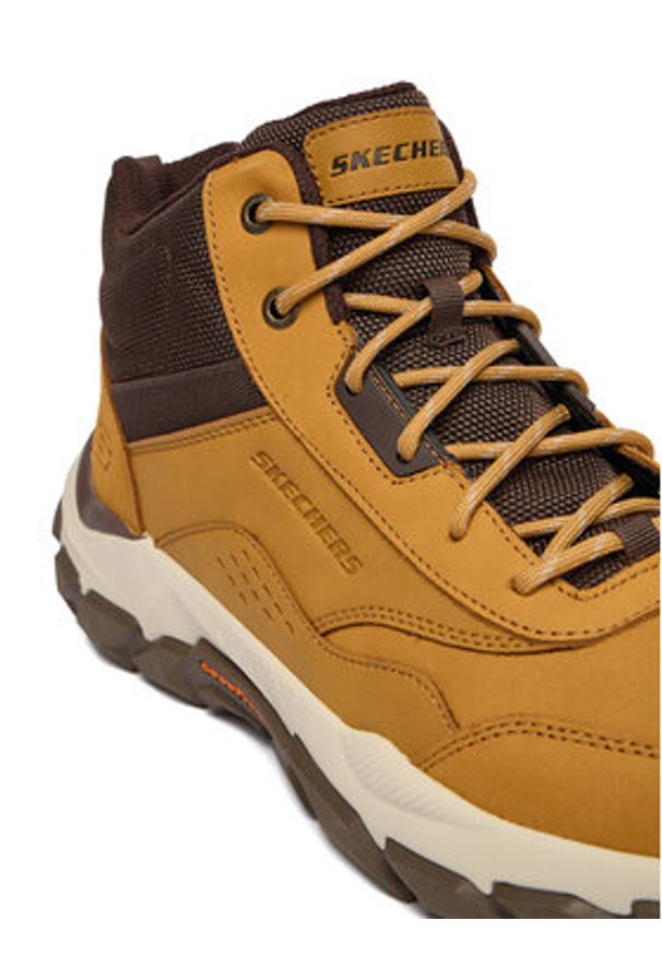 skechers - Skechers Trekkingi Santoro 205587 WTN Brązowy. Kolor: brązowy. Materiał: skóra. Sport: turystyka piesza