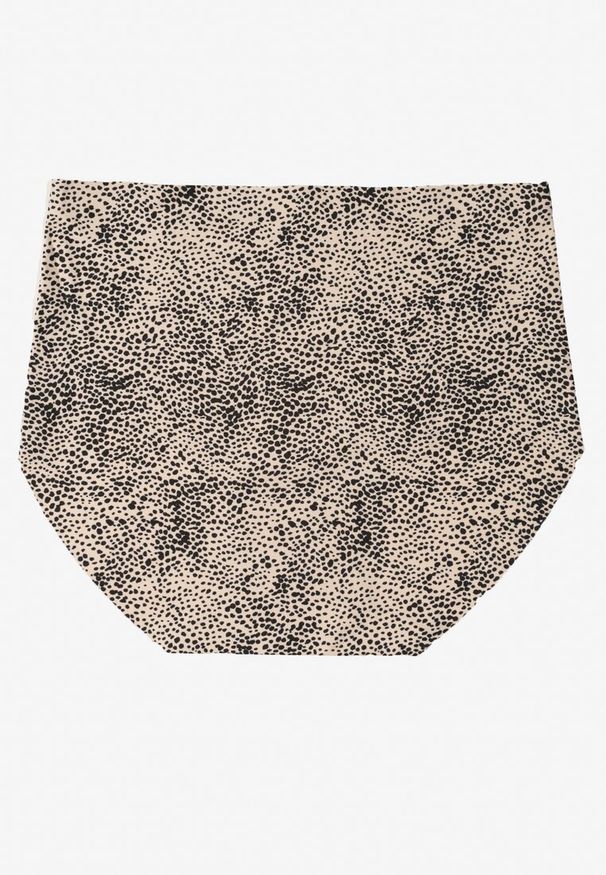 Renee - Czarno-Beżowe Bezszwowe Majtki Figi High Waist Dolevia. Stan: podwyższony. Kolor: czarny