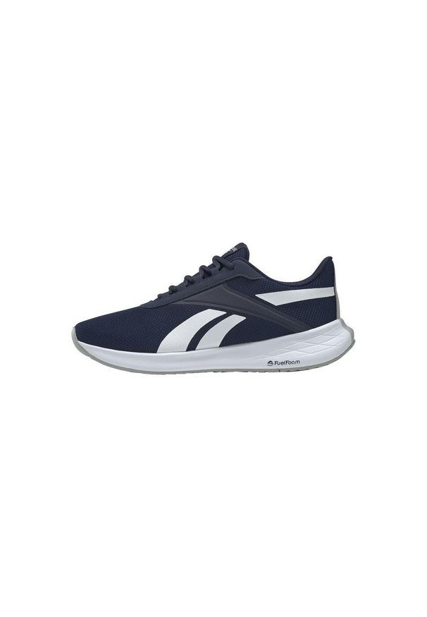 Buty do chodzenia męskie Reebok Energen Plus. Zapięcie: sznurówki. Kolor: szary, niebieski, wielokolorowy, biały. Materiał: guma, syntetyk, materiał. Szerokość cholewki: normalna. Sport: turystyka piesza