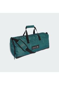 Adidas - 4ATHLTS Duffel Bag Medium. Kolor: zielony, biały, wielokolorowy, niebieski. Materiał: materiał