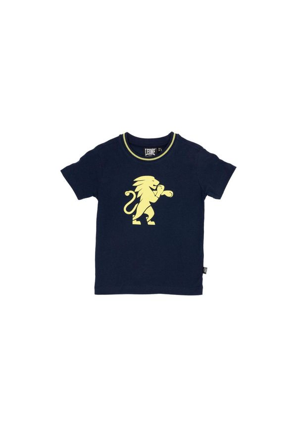 LEONE 1947 APPAREL - Dziecięca koszulka z krótkim rękawem Welcome Back. Kolor: niebieski. Długość rękawa: krótki rękaw. Długość: krótkie. Sport: joga i pilates