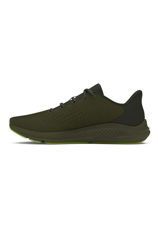 Buty do biegania męskie Under Armour Charged Pursuit 3 Bl. Zapięcie: sznurówki. Kolor: zielony. Materiał: materiał, syntetyk. Szerokość cholewki: normalna