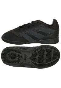 Adidas - Buty piłkarskie adidas Predator Club In Jr IG5434 czarne. Zapięcie: sznurówki. Kolor: czarny. Materiał: guma, syntetyk. Sport: piłka nożna