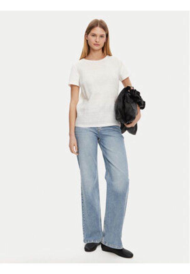 Weekend Max Mara T-Shirt Bondeno 2515941112 Biały Regular Fit. Kolor: biały. Materiał: bawełna