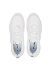Calvin Klein Sneakersy Light Eva Runn Laceup Aop HW0HW03292 Biały. Kolor: biały. Materiał: materiał #3