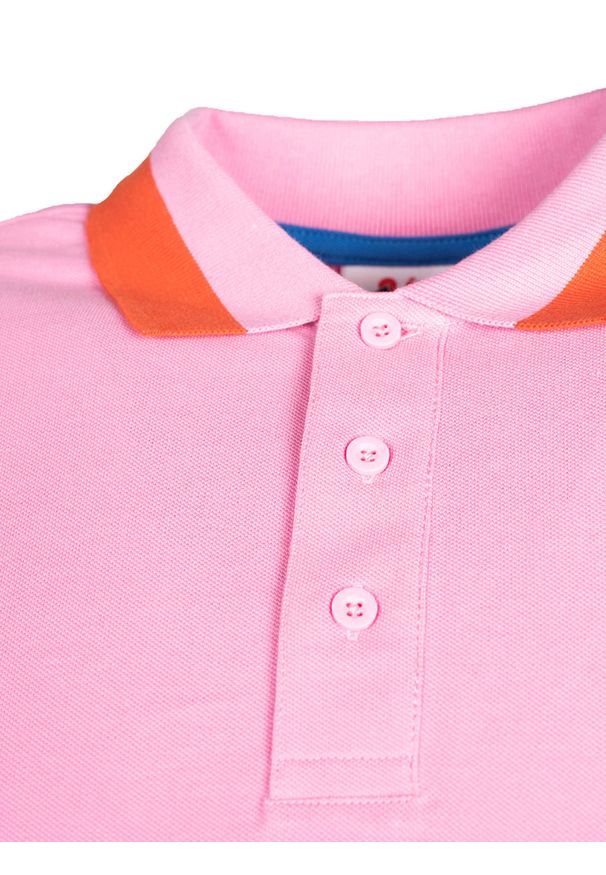 Invicta Koszulka Polo | 4452240 / U | Mężczyzna | Różowy. Okazja: na co dzień. Typ kołnierza: polo. Kolor: różowy. Materiał: bawełna. Długość rękawa: krótki rękaw. Wzór: aplikacja. Styl: casual, klasyczny