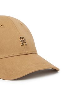 TOMMY HILFIGER - Tommy Hilfiger Czapka z daszkiem Elevated Chic AW0AW17631 Beżowy. Kolor: beżowy. Materiał: bawełna, materiał