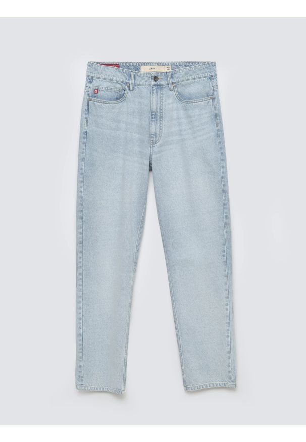 Big-Star - Jeansy męskie loose niebieskie Zack 185. Okazja: na co dzień. Stan: podwyższony. Kolor: niebieski. Styl: klasyczny, vintage, casual