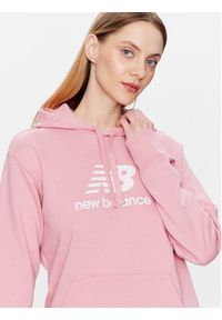 New Balance Bluza WT31533 Różowy Relaxed Fit. Kolor: różowy. Materiał: bawełna, syntetyk #3