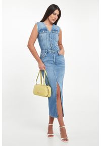 Liu Jo - Sukienka jeansowa midi LIU JO. Materiał: jeans. Długość: midi #1