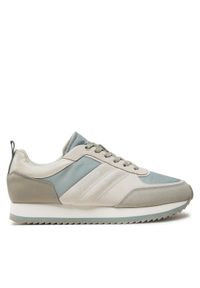 Calvin Klein Sneakersy Low Top Lace Up Mix HM0HM01495 Szary. Kolor: szary. Materiał: materiał