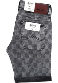Mustang - SPODENKI MUSTANG 5-Pocket-Shorts 1009594 4000 45. Materiał: jeans. Wzór: kratka #9