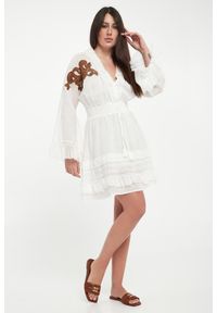 Ermanno Firenze - Sukienka mini z ramii ERMANNO FIRENZE. Długość: mini #1