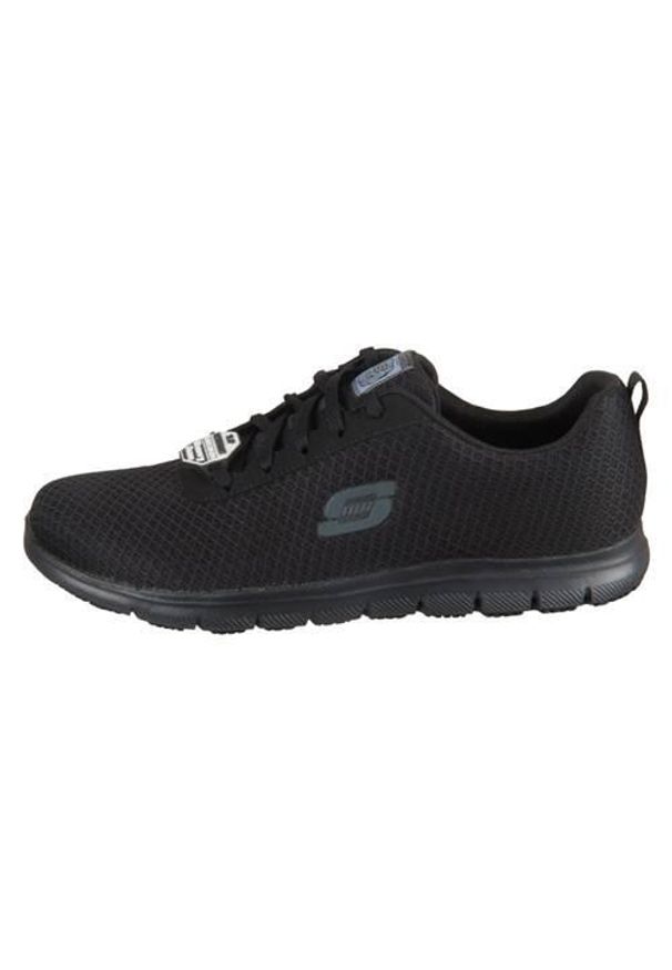 skechers - Buty do chodzenia damskie Skechers Ghenter Bronaught. Zapięcie: sznurówki. Kolor: czarny. Materiał: guma, syntetyk, tkanina, materiał. Szerokość cholewki: normalna. Sport: turystyka piesza