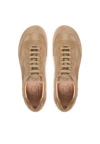 AGL Sneakersy Pills D839013PGWINNY0563 Beżowy. Kolor: beżowy. Materiał: skóra #5