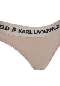 Karl Lagerfeld - KARL LAGERFELD Komplet 3 par stringów A1W47158 Kolorowy. Materiał: bawełna. Wzór: kolorowy