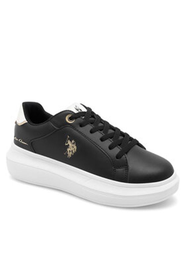 U.S. Polo Assn. Sneakersy CHELIS001A Czarny. Kolor: czarny. Materiał: syntetyk