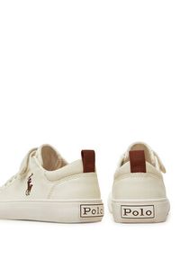 Polo Ralph Lauren Sneakersy RL01239110 Écru. Materiał: skóra #4