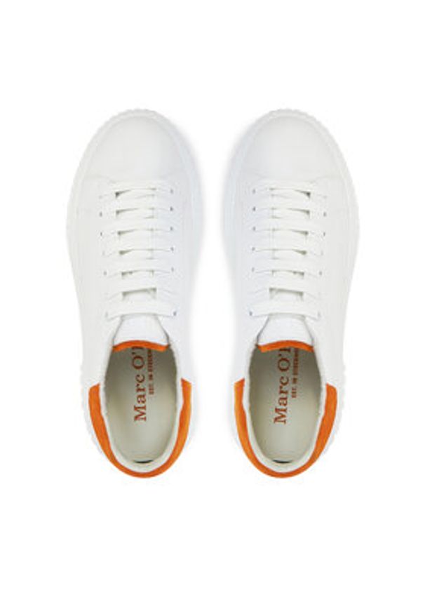 Marc O'Polo Sneakersy RR2M3019 Biały. Kolor: biały. Materiał: skóra