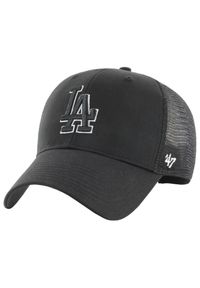 47 Brand - Czapka z daszkiem męska MLB LA Dodgers Cap. Kolor: czarny. Materiał: poliester, bawełna. Styl: sportowy #1