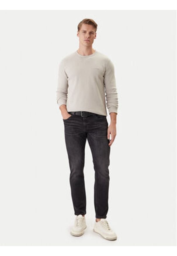 BOSS Jeansy Delaware 50553405 Czarny Slim Fit. Kolor: czarny