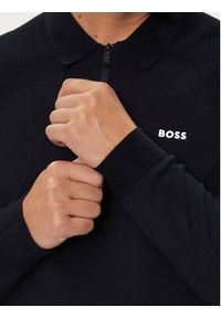 BOSS - Boss Sweter Momentum 50520604 Granatowy Regular Fit. Kolor: niebieski. Materiał: syntetyk