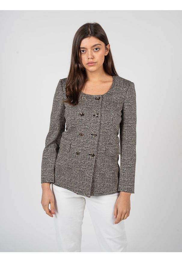 Pinko Marynarka "Eugenia" | 1G1891 Y31E | Kobieta | Wielokolorowy. Kolor: wielokolorowy. Materiał: poliamid, wiskoza, elastan. Wzór: aplikacja. Styl: klasyczny