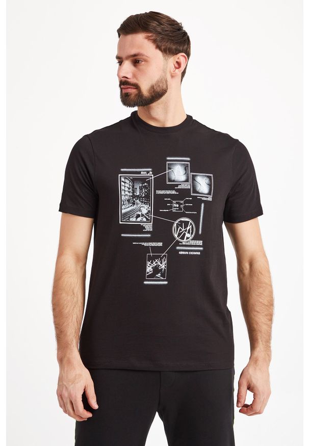 Armani Exchange - T-SHIRT ARMANI EXCHANGE. Styl: elegancki