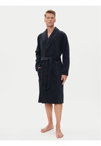 TOMMY HILFIGER - Tommy Hilfiger Szlafrok Icon Bathrobe 2S87905539 Granatowy. Kolor: niebieski. Materiał: bawełna #1