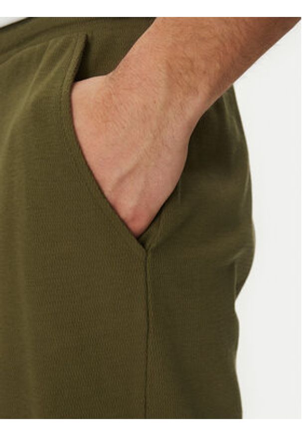 Guess Szorty sportowe F5GD00 KC5Y1 Khaki Regular Fit. Kolor: brązowy. Materiał: bawełna. Styl: sportowy
