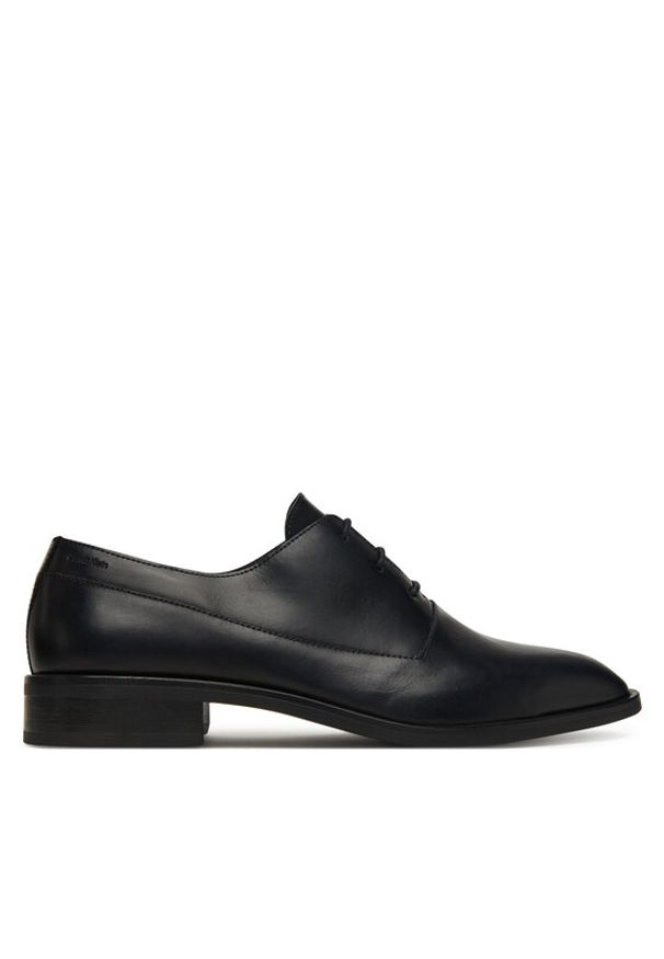 Calvin Klein Półbuty Slim Ess Oxford Lth HM0HM01929 Czarny. Kolor: czarny. Materiał: skóra