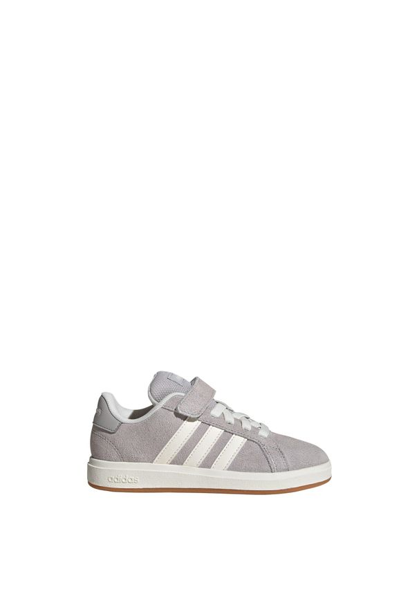 Adidas - Buty Grand Court 00s Kids. Kolor: biały, wielokolorowy, szary, brązowy