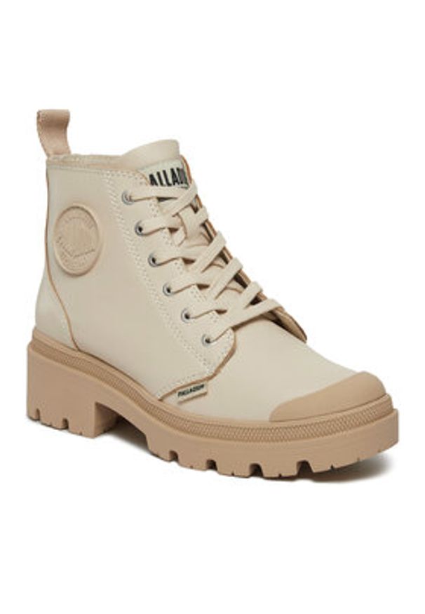 Palladium Trapery Pallabase Leather 96905-197-M Szary. Kolor: szary. Materiał: skóra