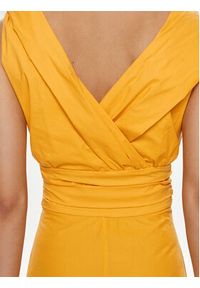 Marella Sukienka letnia Galizia 2413221212 Pomarańczowy Regular Fit. Kolor: pomarańczowy. Materiał: bawełna. Sezon: lato #3