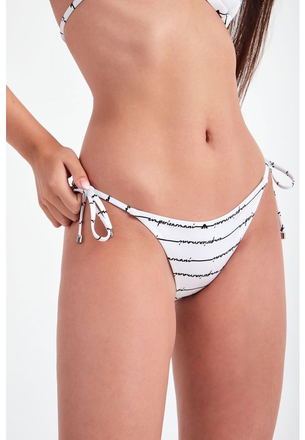 Emporio Armani Swimwear - Strój kąpielowy EMPORIO ARMANI SWIMWEAR. Wzór: napisy, paski